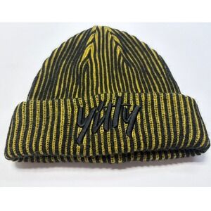 Women's Yitty Lizzo Fabletics Ribbed Beanie Hat One Size Striped Knit